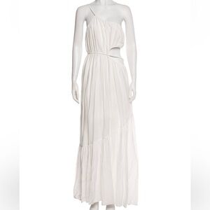 Jonathan Simkhai One Shoulder White Maxi Dress